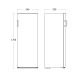 Saldētava 206L SFS226WE (01024010000SFS226WE)