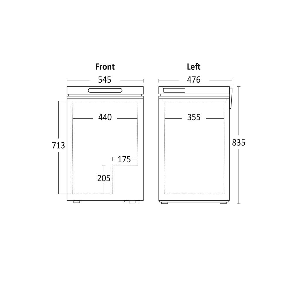 Saldētava lāde 99L CF100WD (01124210000CF100WD)