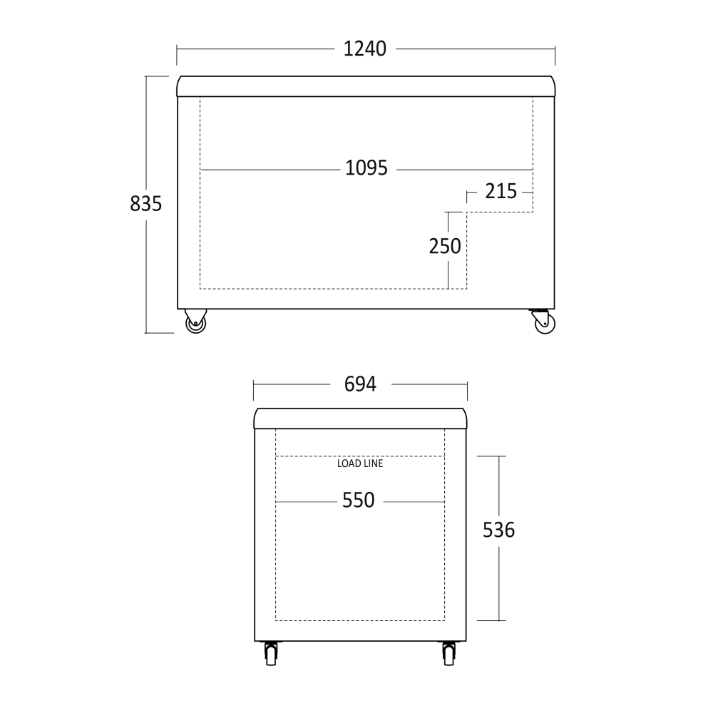 Saldējuma vitrīna 293L IC410D (23424310000IC410D)