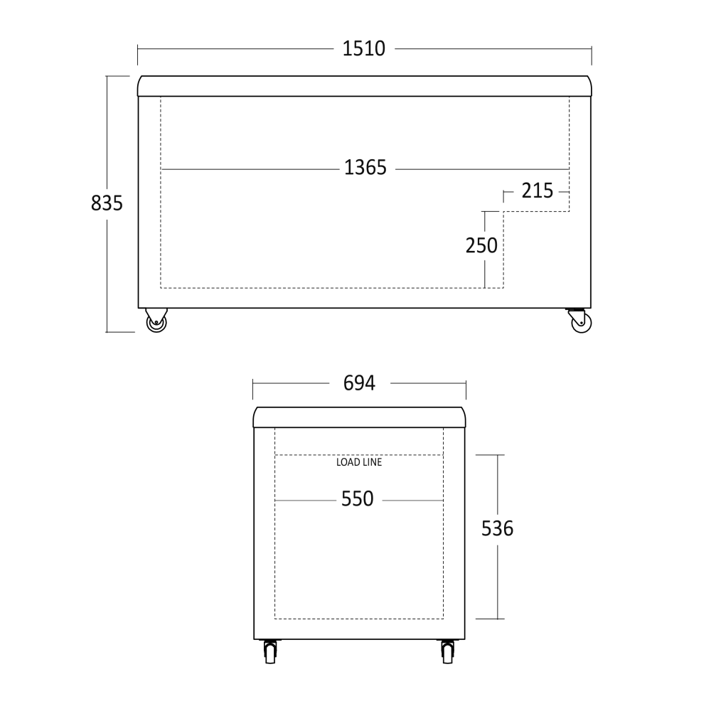 Saldējuma vitrīna 373L IC510D (23424310000IC510D)