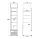 Saldētava-vitrīna 117L DFC159BD (263240DFC159BD)