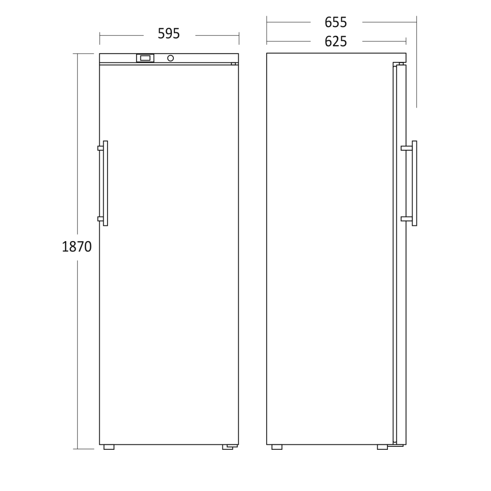 Ledusskapis 293L GUR390W (31318510000GUR390W)