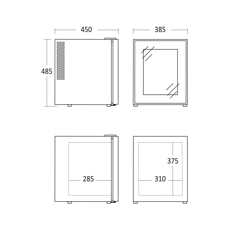 Minibārs 32L MB 32 BGD (43010032BGD10000)