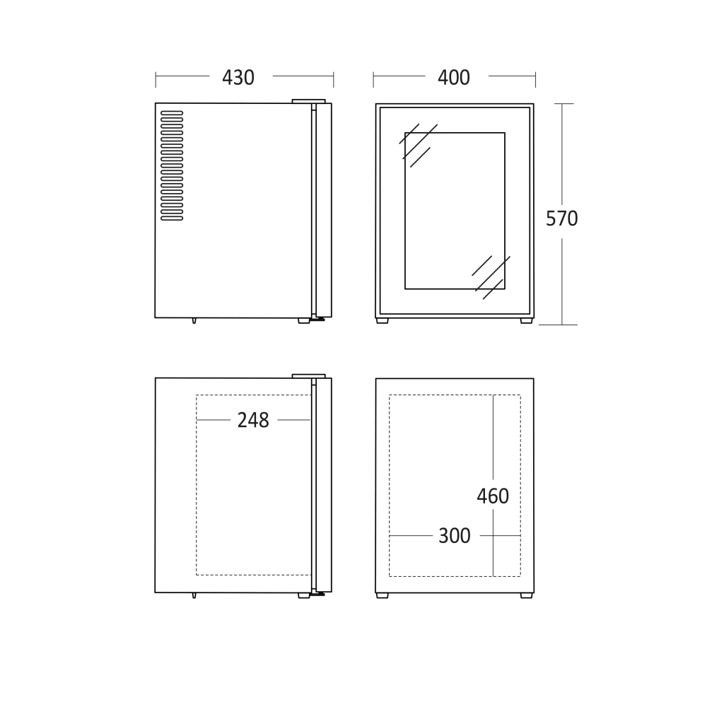 Minibārs 34L MB 34 BGD (43010034BGD10000)