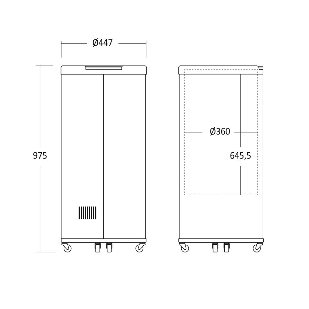 Impulsa dzērienu dzesētājs 61L CC66BCLL (26311210000CC66BCLL)