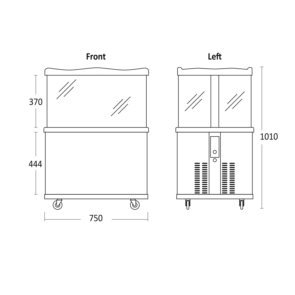 Impulsa vitrīna 55L IM 111 E (34310111E10000)