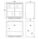Ledusskapis-vitrīna 158L BB211SLBB (26311010000BB211SLBB)