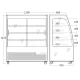 Aukstā vitrīna 283L OFC120BG (263114OFC120BG)