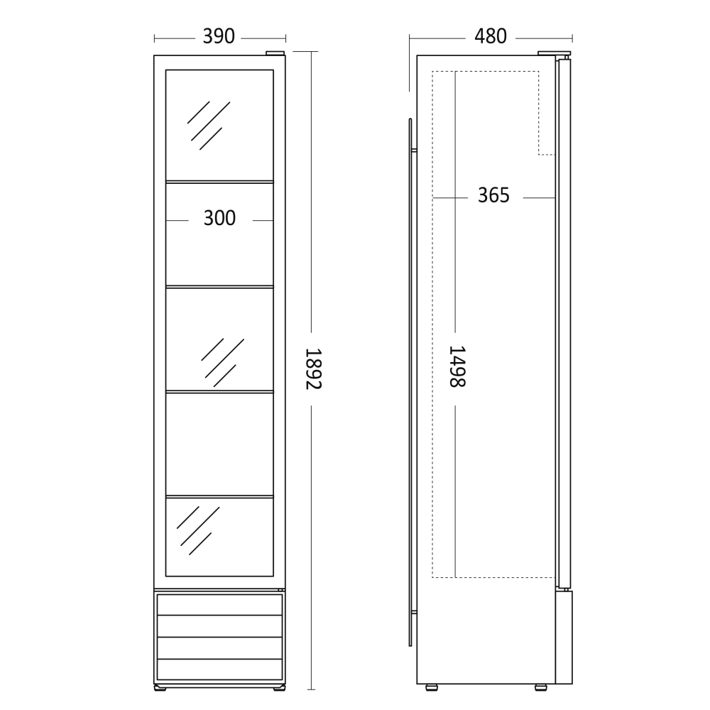 Ledusskapis 144L SD 226 BE (26311110000SD226BE)