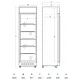Ledusskapis-vitrīna 274L DCC360BD (263111DCC360BD)