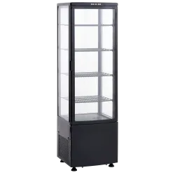 Aukstā vitrīna, melns 176L RTC 237 BE