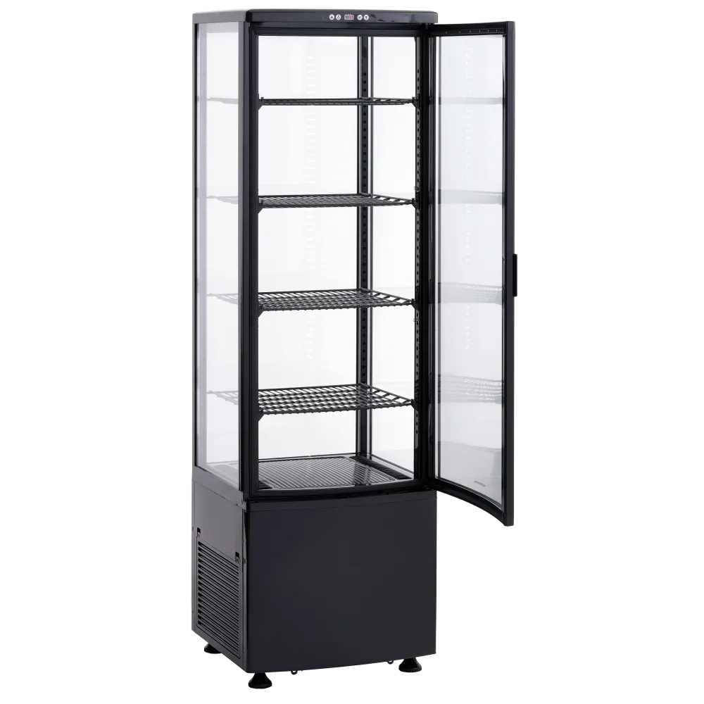 Aukstā vitrīna, melns 176L RTC 237 BE (19310237BE10000)