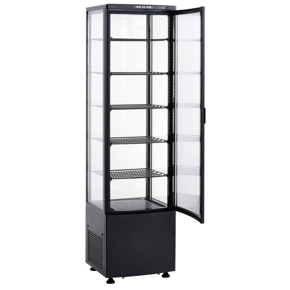 Aukstā vitrīna, melns 235L RTC 287 BE (19310287BE10000)