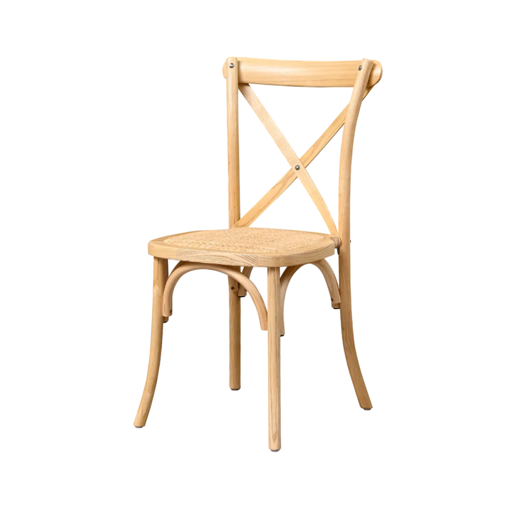 Krēsls CROSS-BACK WOOD RT 2035 (KSD/CROSS-BACK.WOOD.RT.2035/JK/STM)