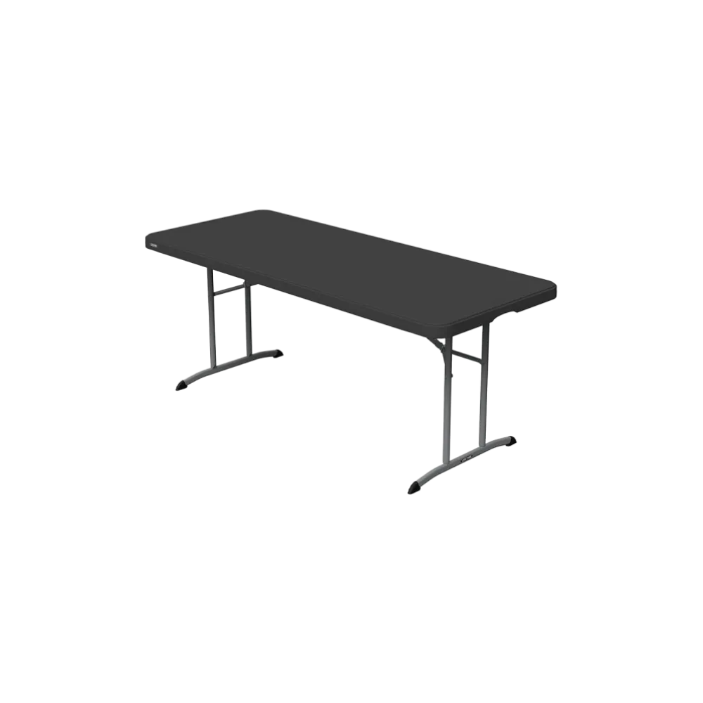 Saliekamais galds 183x76cm, melns (SC/81168/LT/STM)