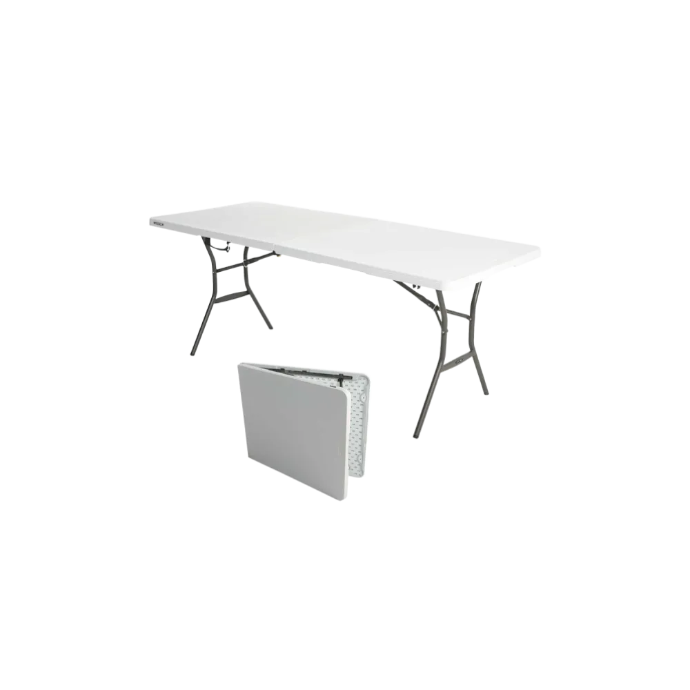 Saliekamais galds 183x76cm, fold in half (SC/80471/LT/STM)