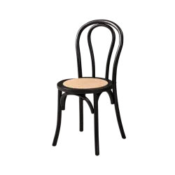 Krēsls MONET WOOD RT, melns