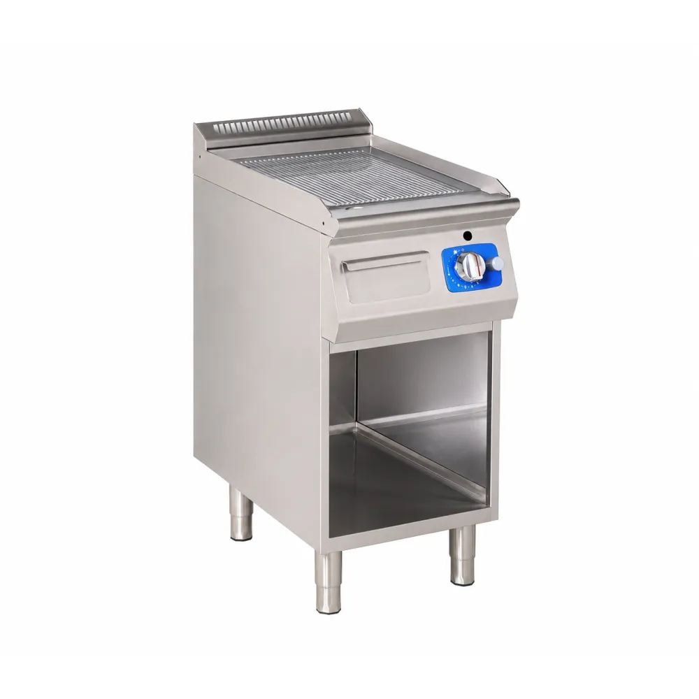 Gāzes grilvirsma ar neitrālo skapi, rievota 6,5kW (GG2240-040EV+S02)