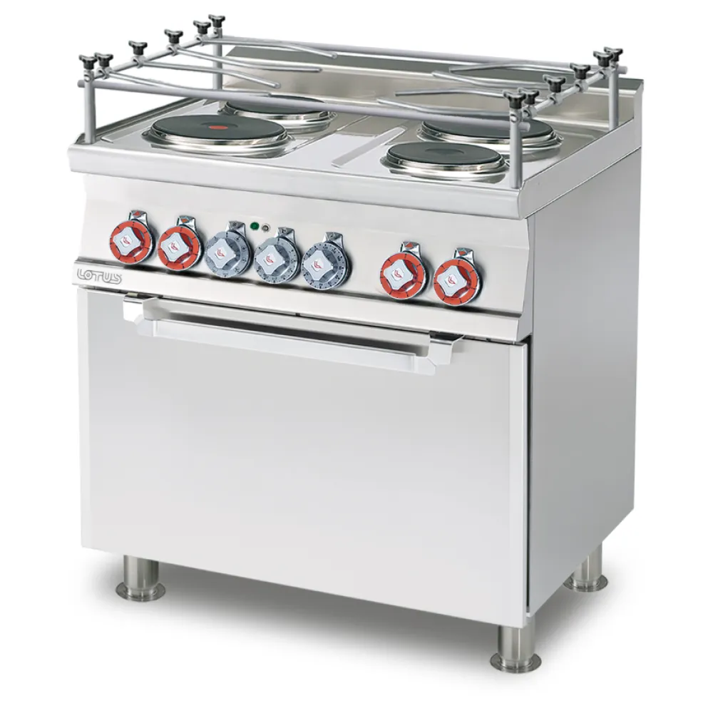 Elektrīskā plīts ar cepeškrāsni, 4 riņķi CFM4-68ETX (06660833X)