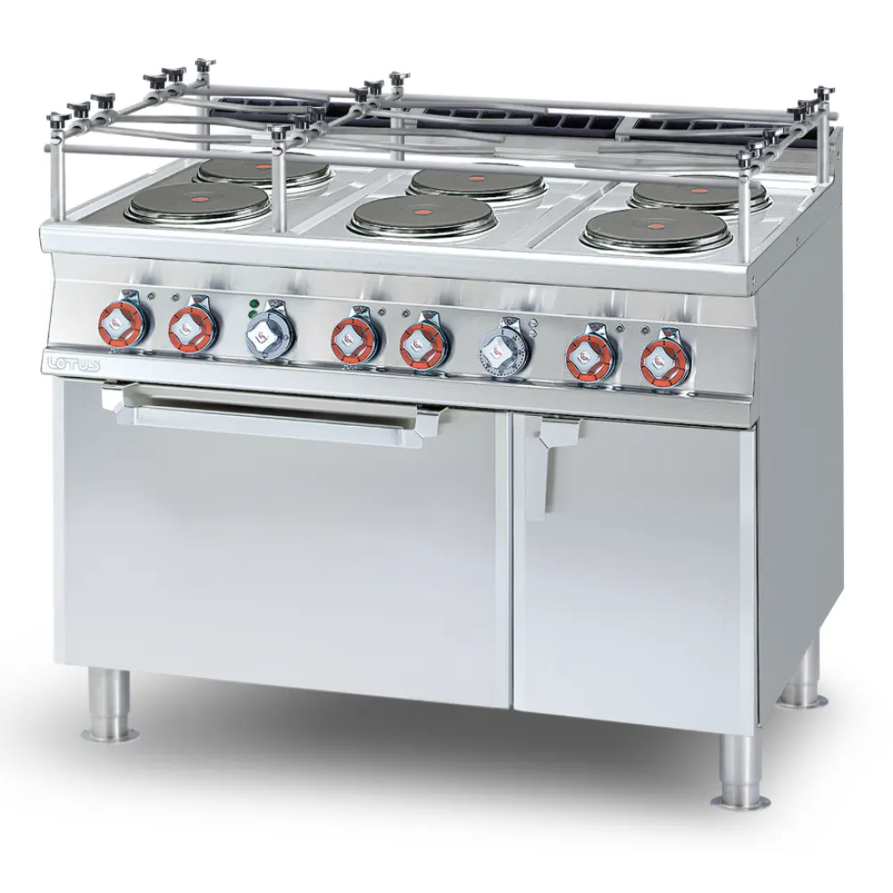 Elektrīskā plīts ar cepeškrāsni, 6 riņķi CF6-712ETVX (08661230X)