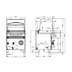 Elektriskā dziļā panna AUTOMATIC 50L BRM50-78ET