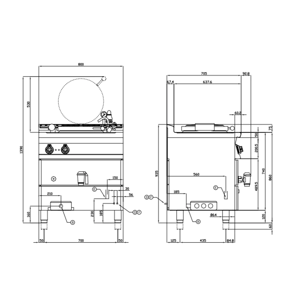 Elektriskais katls 50L PI50-78ETX (08160831X)