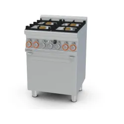 Gāzes plīts ar elektrisko cepeškrāsni CFM4-66GEM