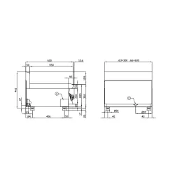 Gāzes fritieris 8+8L F2/8T-66G