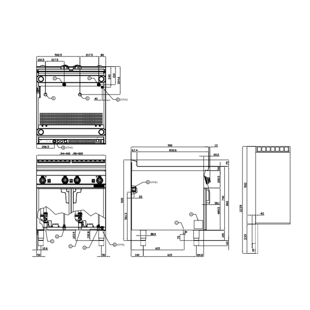 Elektriskais pastas vārītājs 40L 90 CP-94ET (09100430)