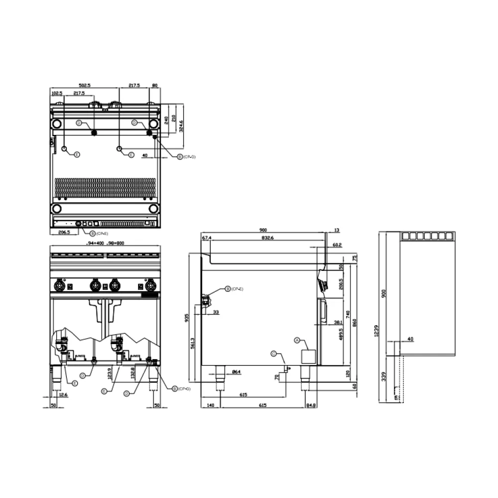 Elektriskais pastas vārītājs 40L 90 CPA-94ET (09100435)
