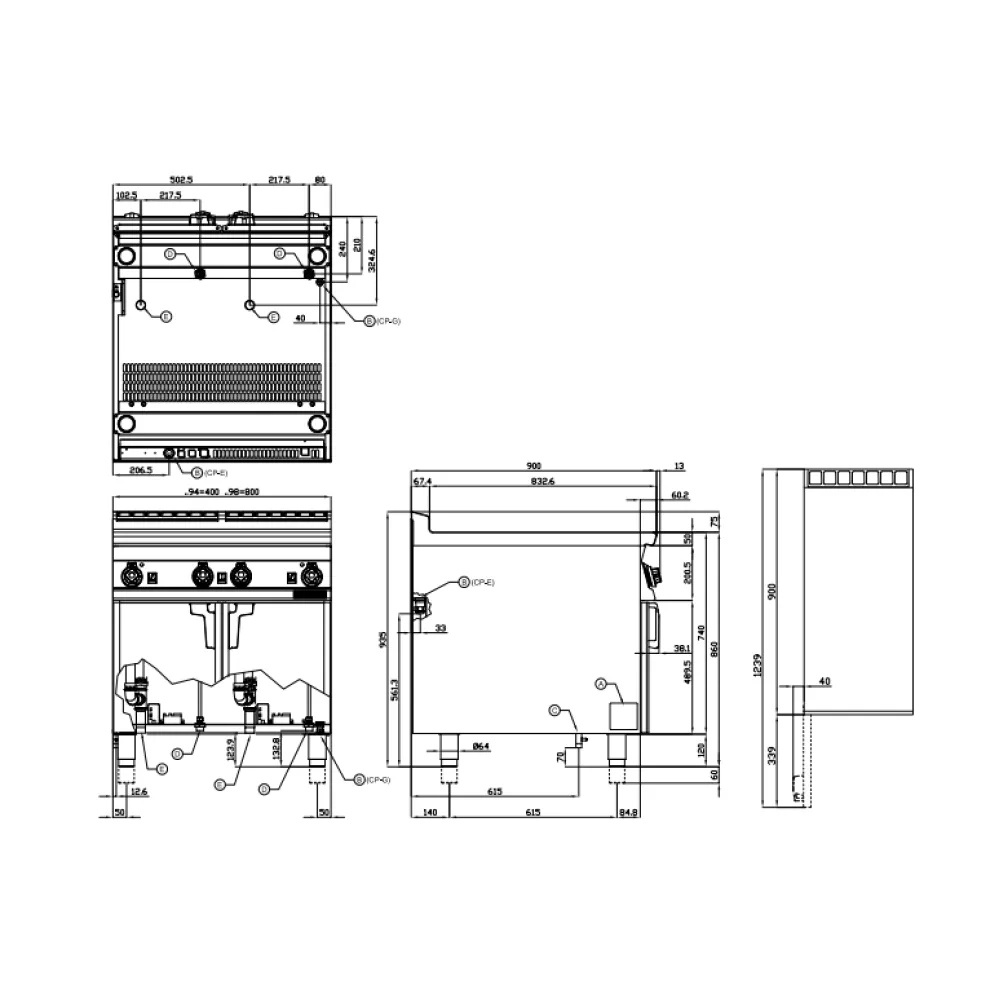 Elektriskais pastas vārītājs 40+40L 90 CP-98ET (09100830)