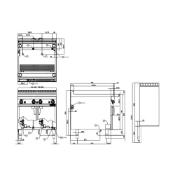 Gāzes pastas vārītājs 40L 90 CP-94G