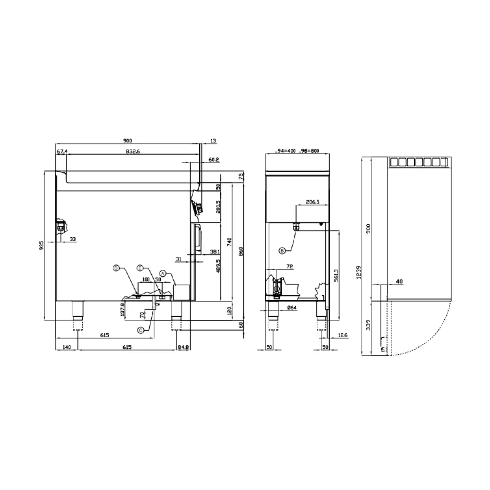 Elektriskais marmīts vienfāžu 90 MARINE BM-94EMX (09050410X)