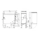 Elektriskā grilvirsma 1/2 rievota, ar neitrālo skapi 90 MARINE FTLR-98ETX (09060832X)