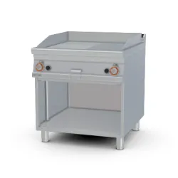 Gāzes grilvirsma 1/2 rievota, ar neitrālo skapi 90 FTLR-98G