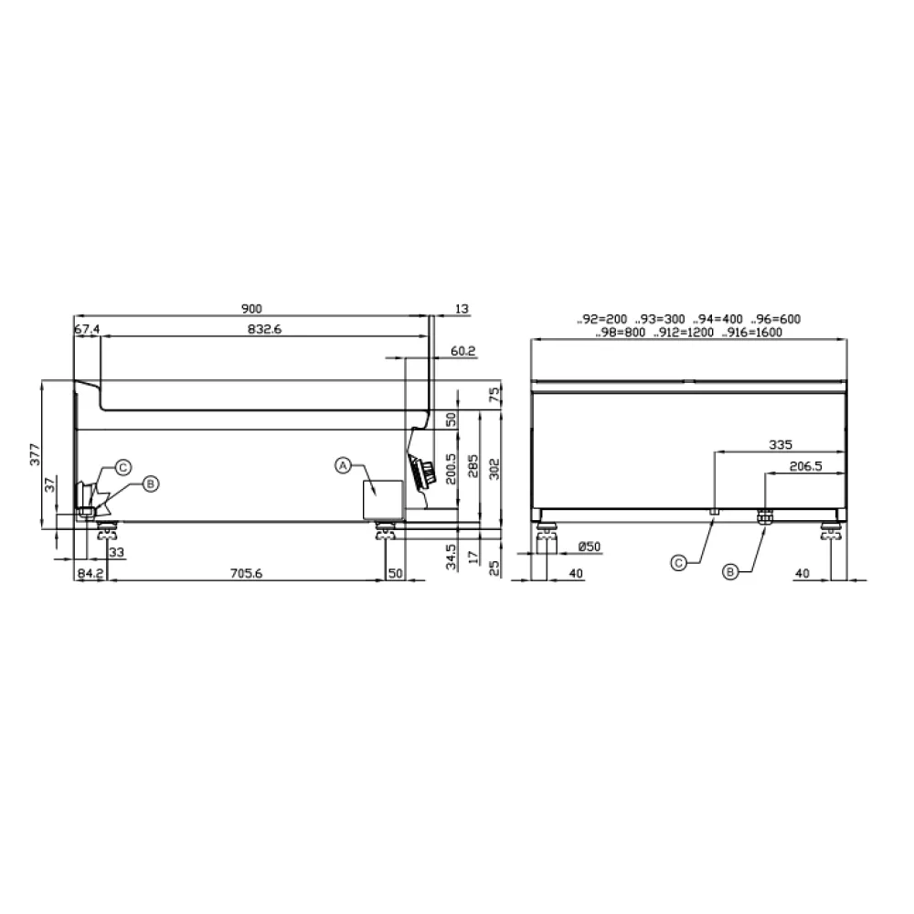 Elektriskā virsma cepšanai, gluda 90 FTLT-98ET (19060831)