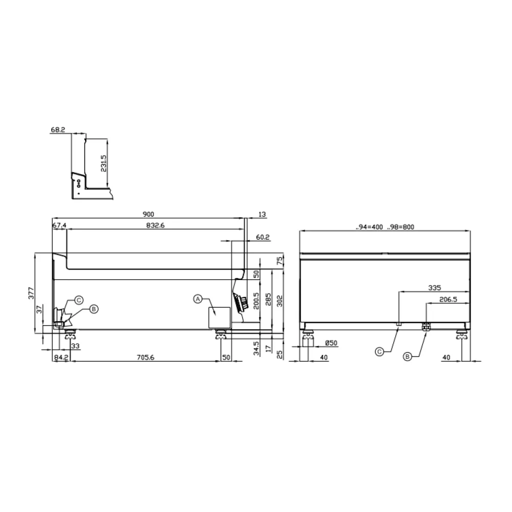 Elektriskais fritieris 8+8L 90 MARINE F2/8T-94ETX (19090432X)