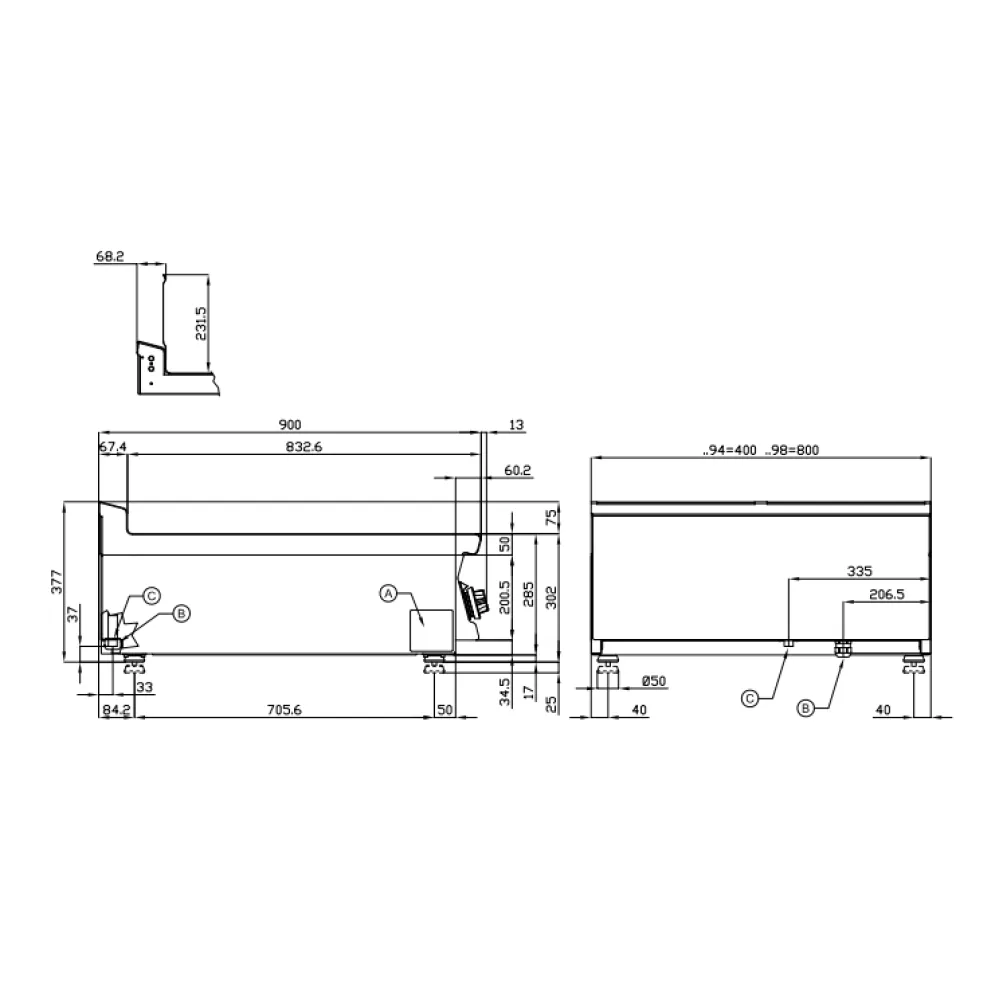 Elektriskais fritieris 13L 90 MARINE F13T-94ETX (19090430X)