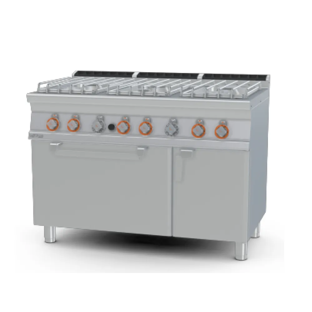 Gāzes plīts ar gāzes cepeškrāsni, 6 degļi 70 CF6-712GPV (08681251)