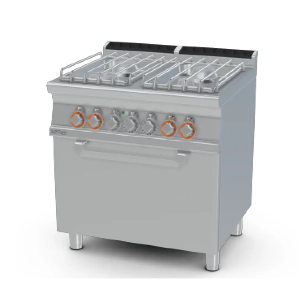 Gāzes plīts ar elektrisko cepeškrāsni MULTIFUNCTION, 4 degļi 70 CFV4-78GPE (08800860)