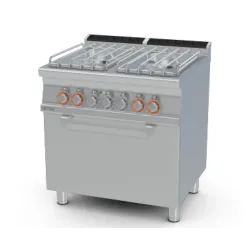 Gāzes plīts ar elektrisko cepeškrāsni MULTIFUNCTION, 4 degļi 70 CFV4-78GPE