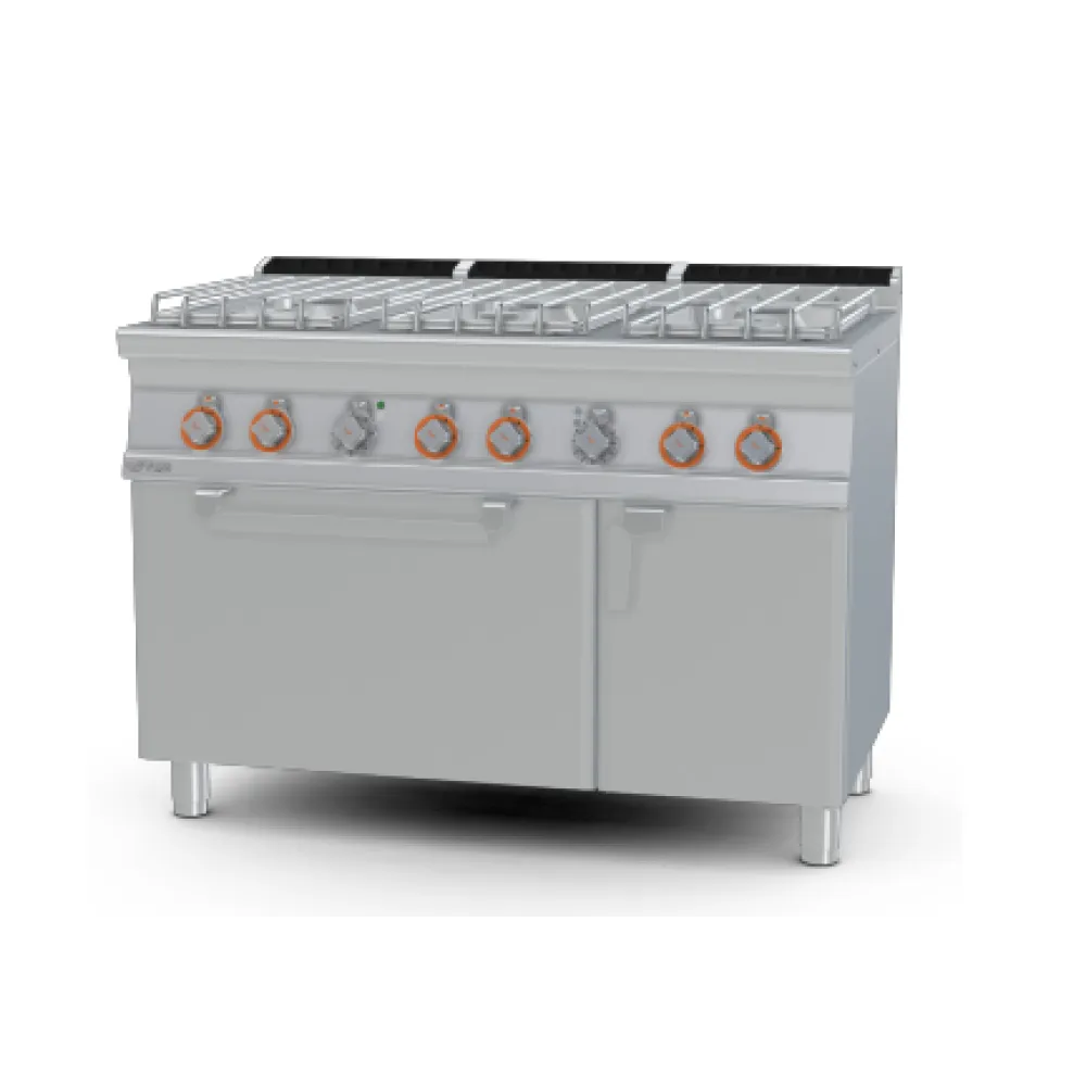 Gāzes plīts ar elektrisko cepeškrāsni MULTIFUNCTION, 6 degļi 70 CFV6-712GPEV (08801260)