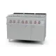 Gāzes plīts ar elektrisko cepeškrāsni MULTIFUNCTION, 6 degļi 70 CFV6-712GPEV (08801260)