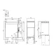 Gāzes fritieris ar neitrālo skapi 8+8L 70 F2/8-74G (08260452)