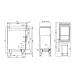 Elektriskais fritieris ar neitrālo skapi TouchScreen 18L 70 F18-74ETDP (0815A431)