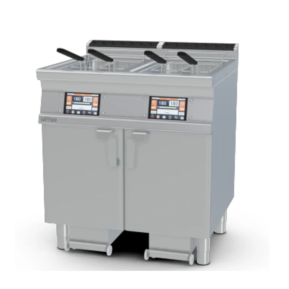 Elektriskais fritieris ar neitrālo skapi TouchScreen 18+18L 70 F2/18-78ETD (0815A432)