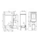 Gāzes fritieris ar neitrālo skapi TouchScreen 18L 70 F18-74GD (0832A450)